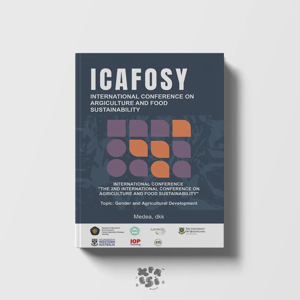 Sampul buku ICAFOSY-2nd INTERNATIONAL CONFERENCE ON AGRICULTURAL AND FOOD SUSTAINABILITY